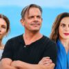 Jana Kovalčíková, Dano Dangl a Anna Jakab Rakovská počas nakrúcania filmu Kavej 2