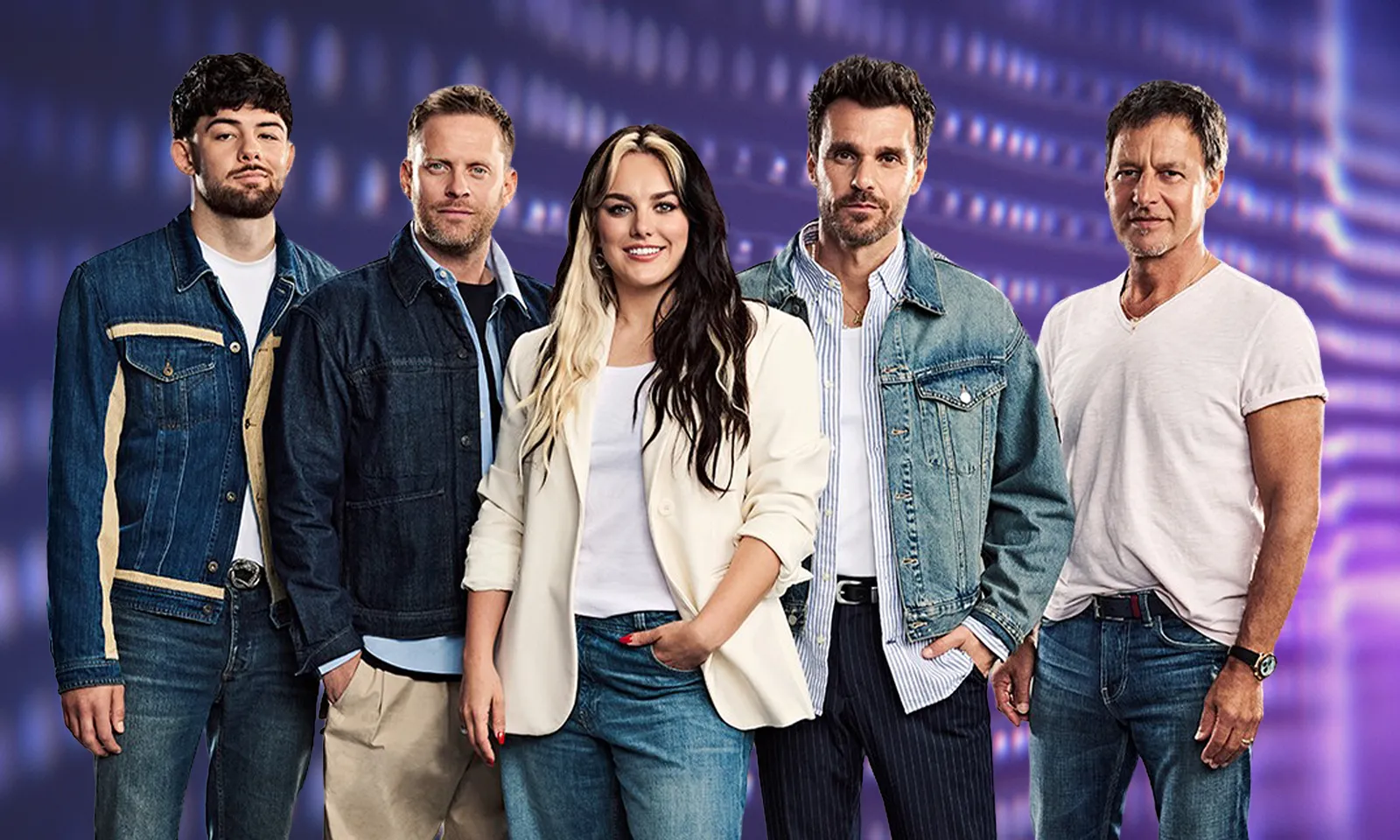 Calin, Jakub Prachař, Ewa Farna, Leoš Mareš, Paľo Habera v šou Superstar