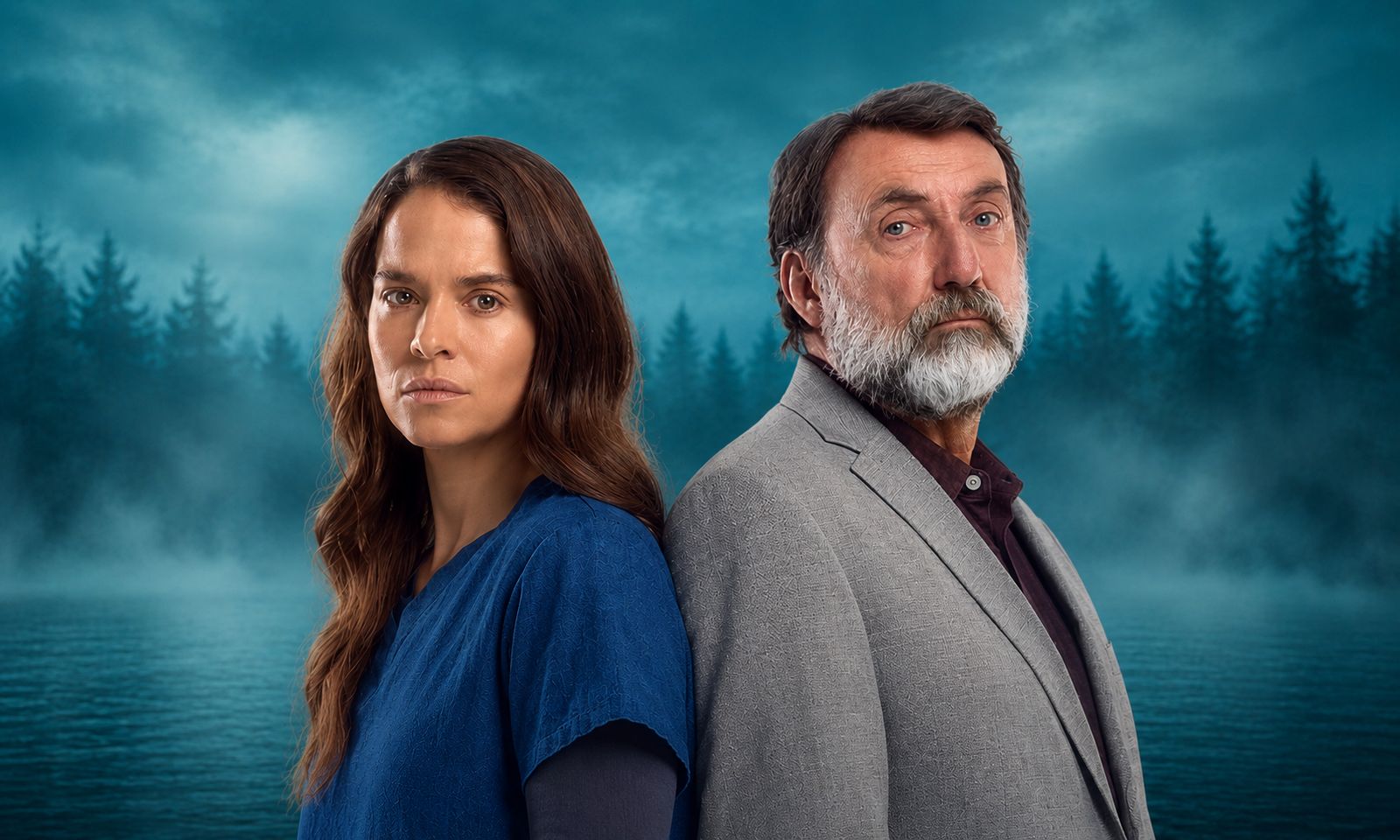 Kristína Svarinská a Ady Hajdu v oficiálnej grafike seriálu Hriech
