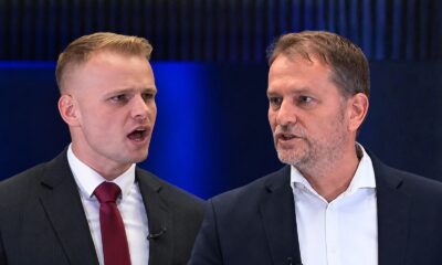 Milan Mazurek z Republiky a Igor Matovič z Hnutia Slovensko v relácii Král na tahu