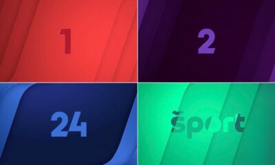 Televízna grafika a logá okruhov Jednotka, Dvojka, 24, Šport STVR od roku 2026