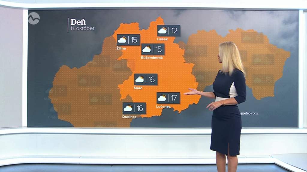 Predpoveď počasia na TV Markíza - pôvodný vizuál do októbra 2026